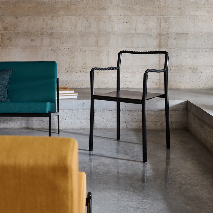 Rope Chair par Artek en noir