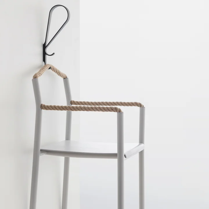 Rope Chair d&#39; Artek en gris clair / naturel