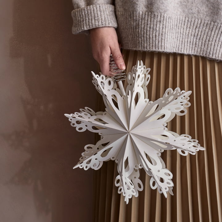 Christmas Star Sapin de Noël Ø 30 cm, blanc de Broste Copenhagen