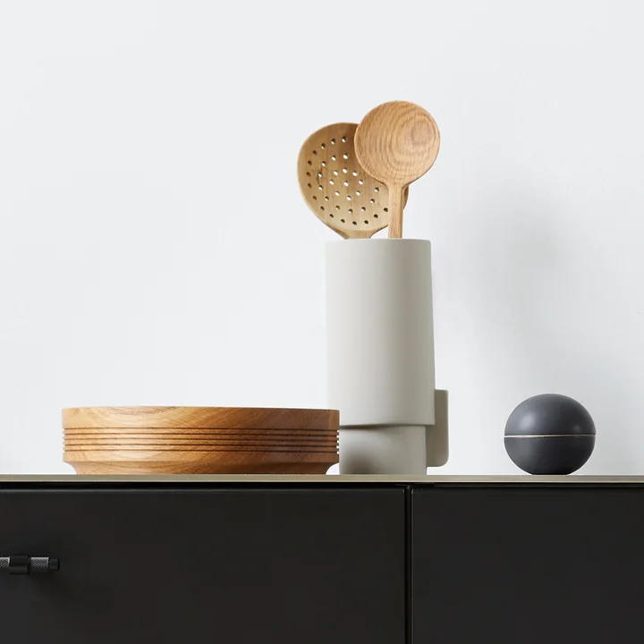 Section bois Section, Ø 24 cm H 6 cm, chêne de Form & Refine