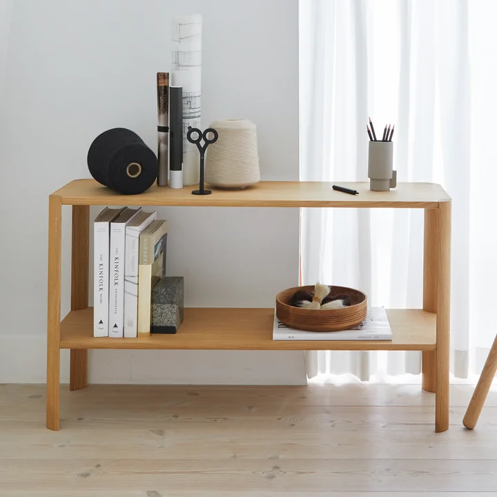 Leaf Étagère, 1 x 2, chêne de Form & Refine