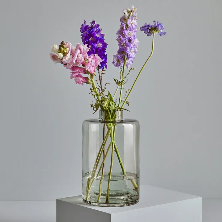Stackable Vase de Collection avec bouquet