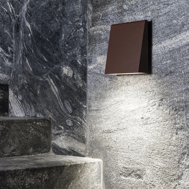 Applique murale d'extérieur LED Cuneo, rouille - Artemide