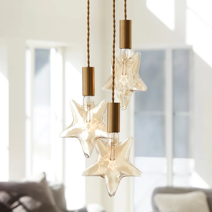 LED Star, E 27 / 0,75 W, or ambre, dimmable de NUD Collection