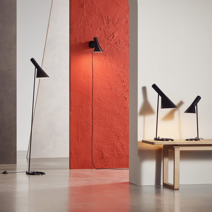 Les luminaires AJ de Louis Poulsen dans leurs différentes versions