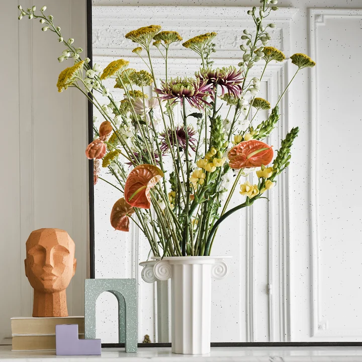 HKliving - miroir de sol, 175 x 100 cm, noir