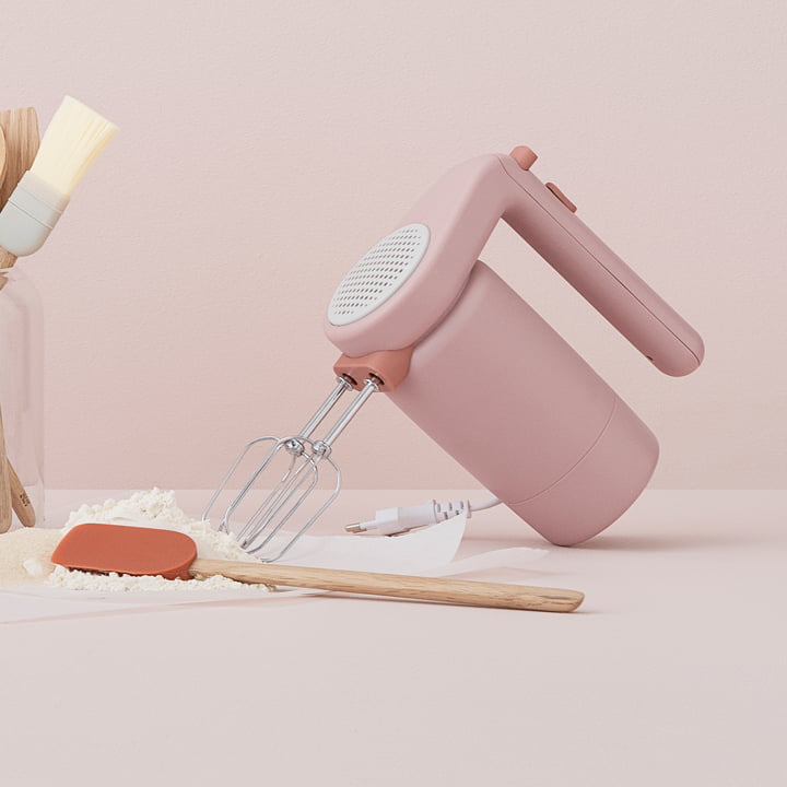 Le mixeur à main Foodie de Rig-Tig by Stelton en rose clair