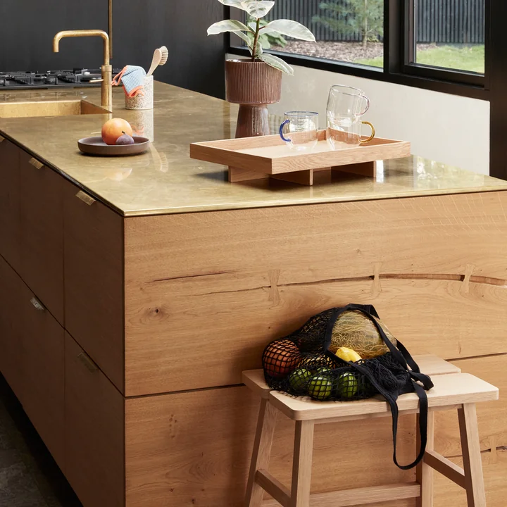 Design de cuisine scandinave en bois