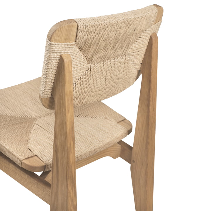 Le C-Chair Dining Chair Paper Cord Président par Gubi