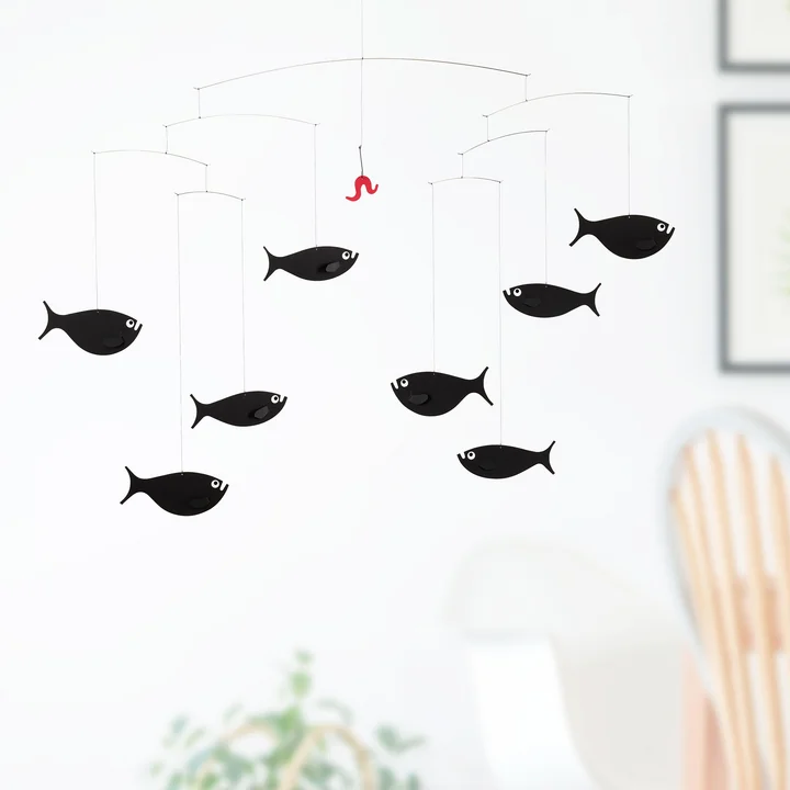 Le mobile Shoal of Fish de Flensted Mobiles dans le salon