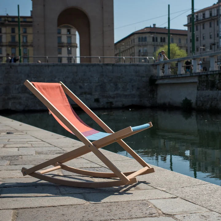 Le rocking chair Beach Rocker de Weltevree au port