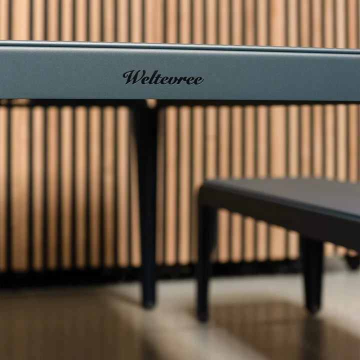 La série Bended est pourvue de logos Weltevree estampés.