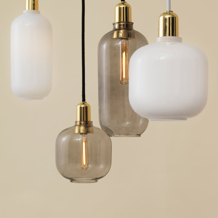 Les Amp Suspensions de Normann Copenhagen avec laiton brillant