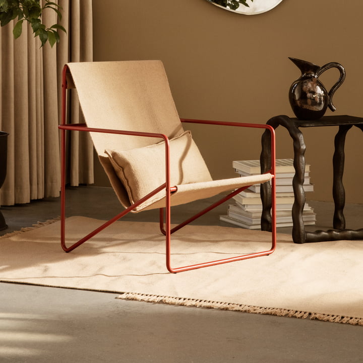 Le site Desert Lounge Chair de ferm Living préserve l'environnement