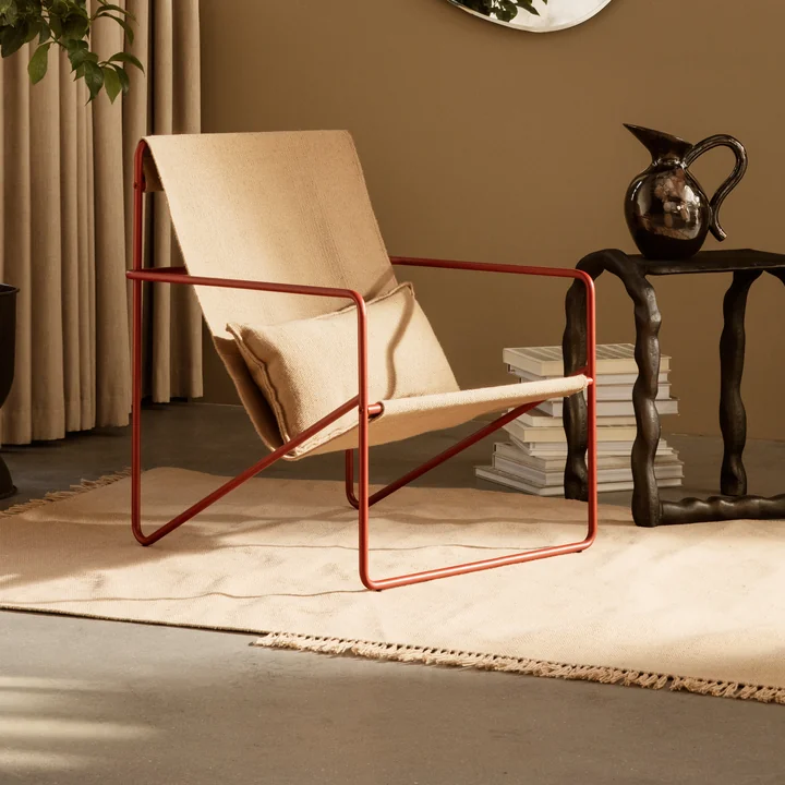 Le site Desert Lounge Chair de Ferm Living préserve l'environnement