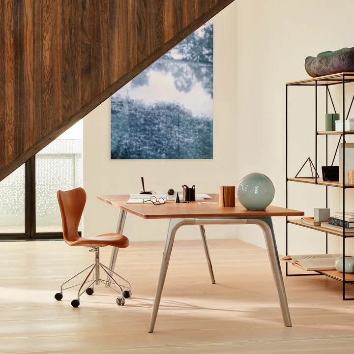 Série 7 Chaise de bureau de Fritz Hansen