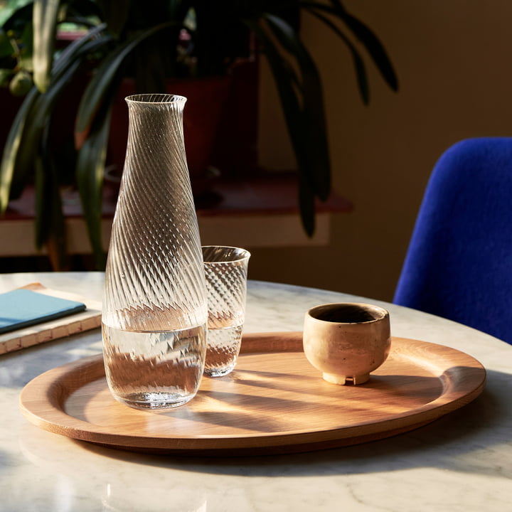 Le site Collect carafe sur le Collect plateau de & Tradition