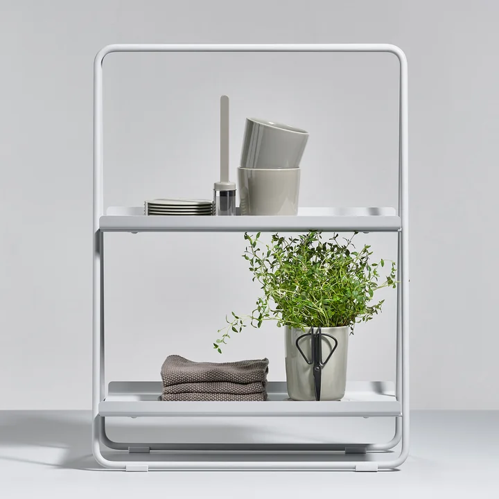 La A-Table de Zone Denmark comme séparation de pièce avec des plantes