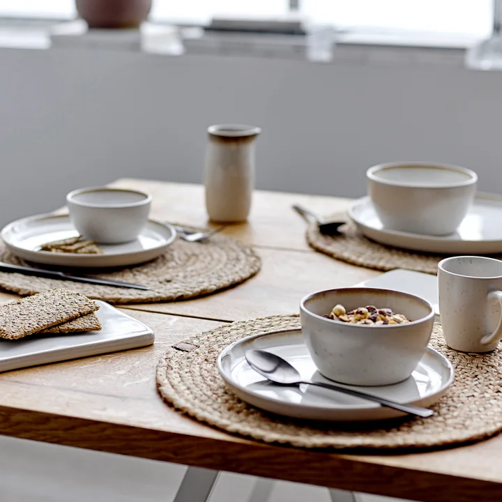 Le set de table It's all Natural de Södahl pour un aspect naturel sur la table à manger.