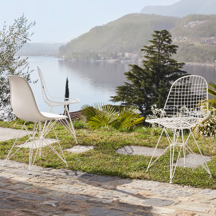 Chaises design de Vitra en blanc