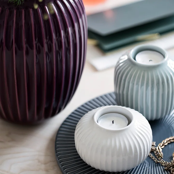 Hammershøi Porte-bougie à réchaud de Kähler Design