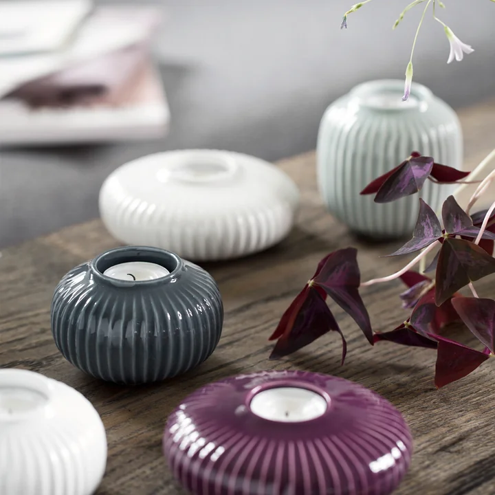 Hammershøi Porte-bougie à réchaud de Kähler Design