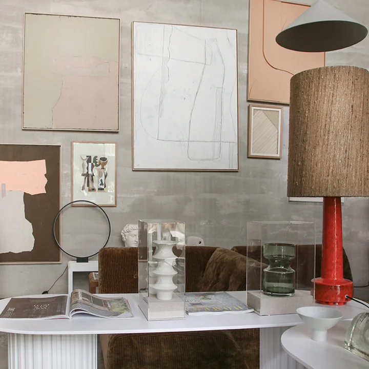 Le pied de lampe de table Retro d'inspiration lava de HKLiving