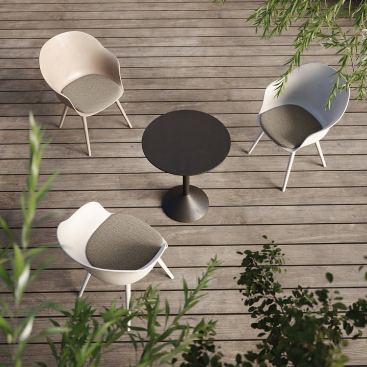 Bat Dining Chaise Outdoor par Gubi