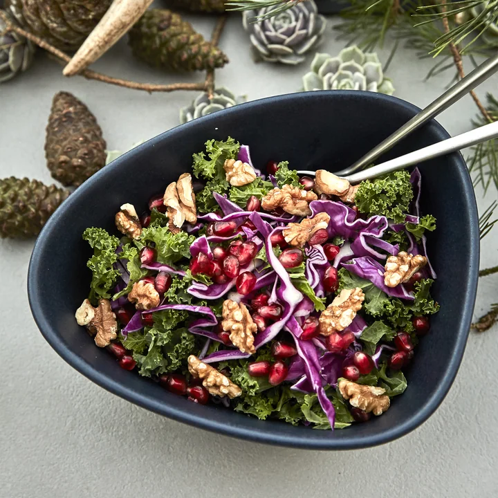 Curve Stoneware Bol M 0.8 l de Lind DNA en navy blue