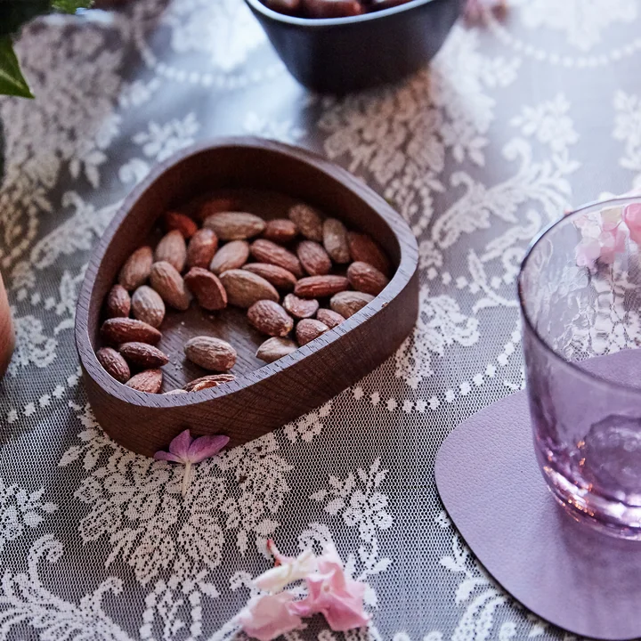 Wood Box Curve S 12,5 x 14 cm de Lind DNA en chêne fumé