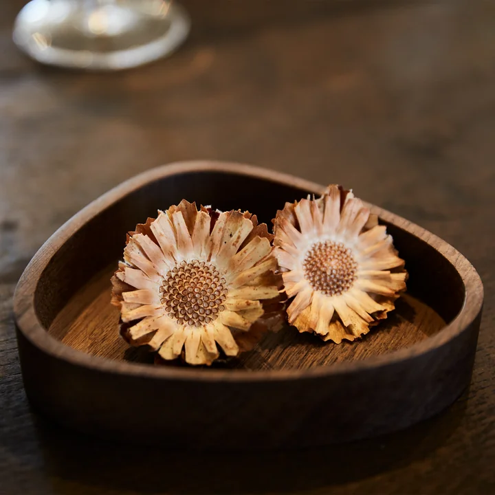 Wood Box Curve S 12,5 x 14 cm de Lind DNA en chêne fumé