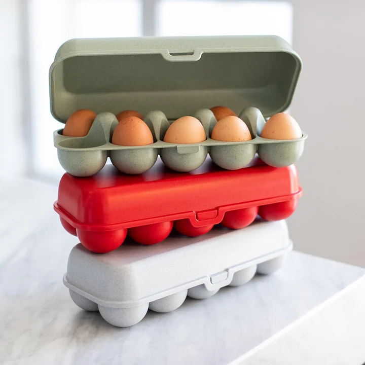 Eggs to go Bac à œufs réutilisable de Koziol
