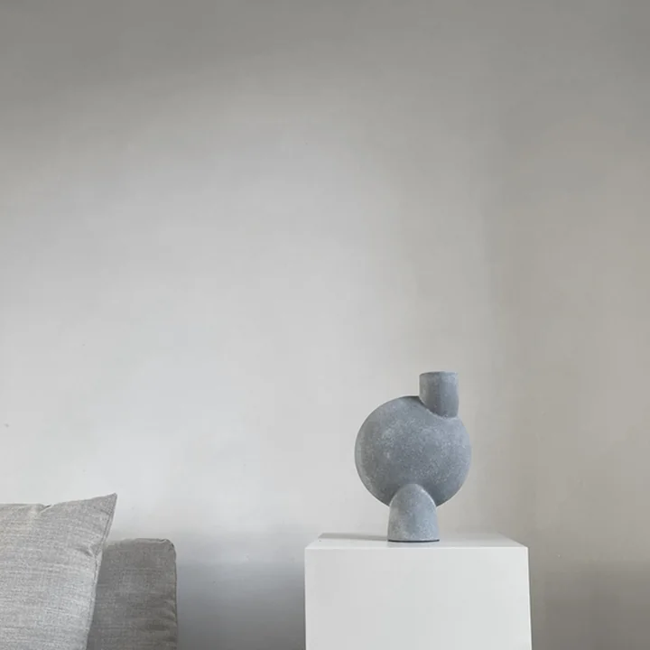 Sphere Vase Bubl Medio de 101 Copenhagen en gris clair