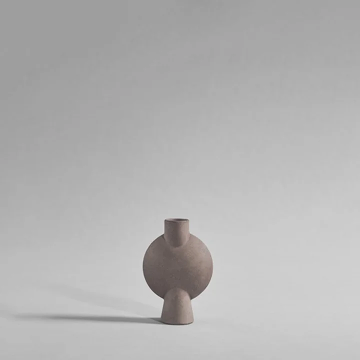 Sphere Vase Bubl Mini de 101 Copenhagen en taupe