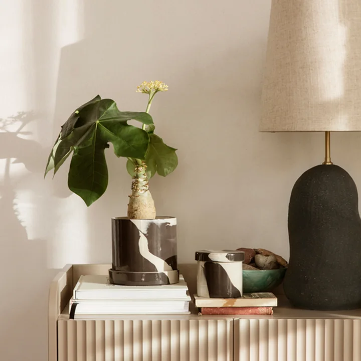 Inlay Récipient en grès de Ferm Living en deux tailles