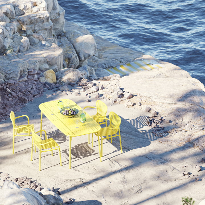 Week-End Chaise et table Bridge de Petite Friture am Meer