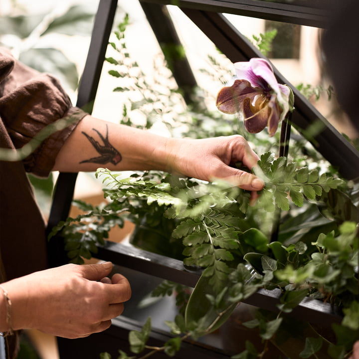 Le site Greenhouse de Design House Stockholm avec des trappes à charnières