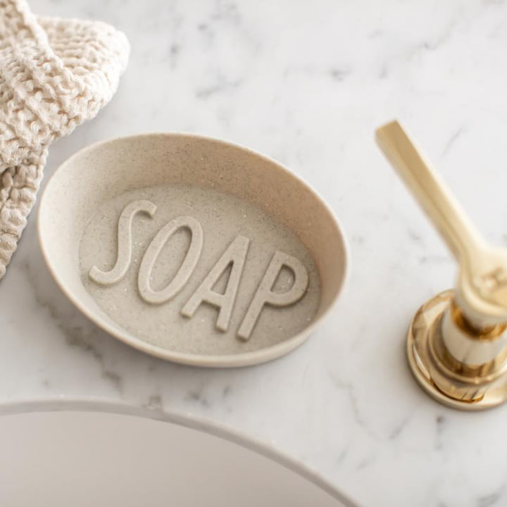 Soap Porte-savon (recyclé) de Koziol dans desert sand