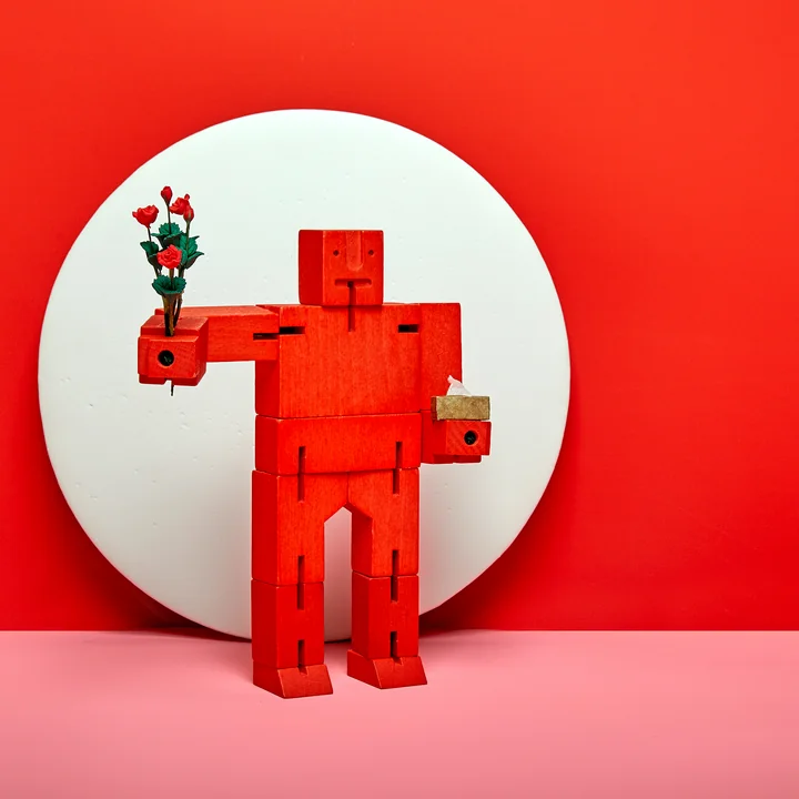 Cubebot de Areaware en rouge
