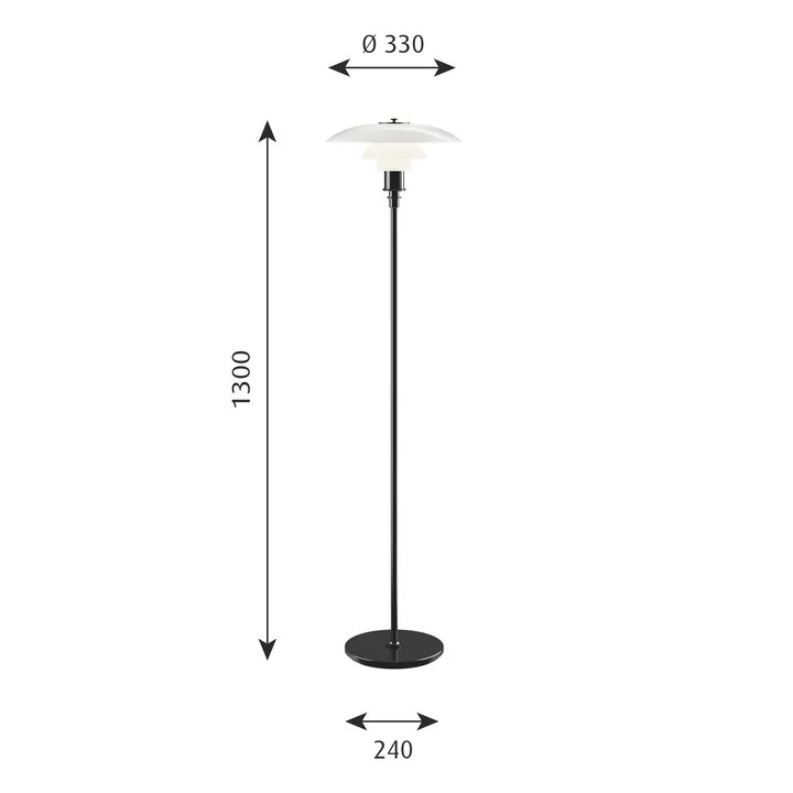 Louis Poulsen - PH 3½-2½ Lampadaire