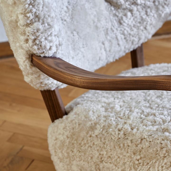 Fauteuil de salon spacieux au design scandinave