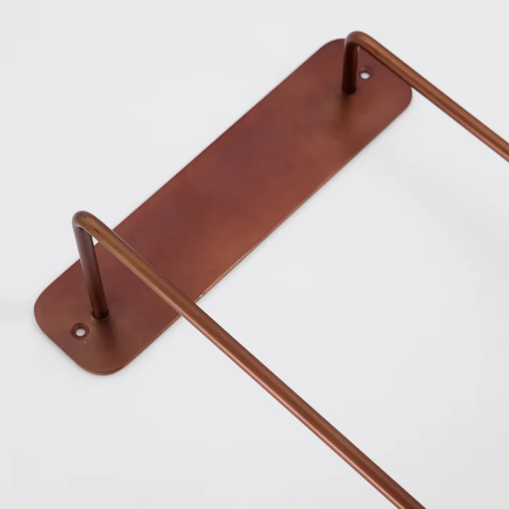 Pati Porte-serviettes double de House Doctor en browned brass