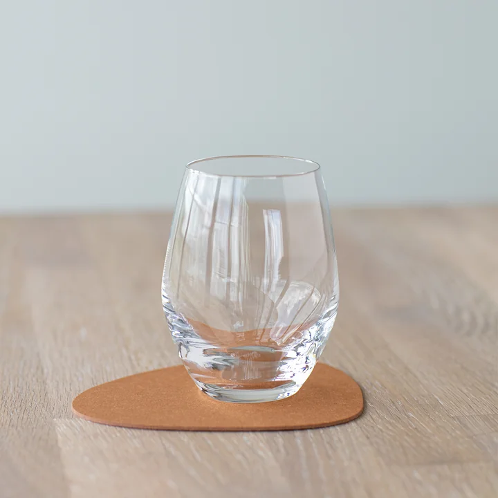 Dessous de verre en cuir