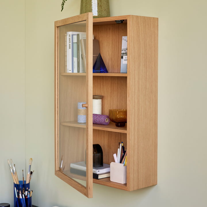 Hübsch Interior Armoire murale avec porte vitrée Connox