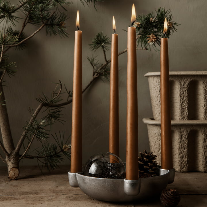 Bowl Bougeoir en aluminium par Ferm Living