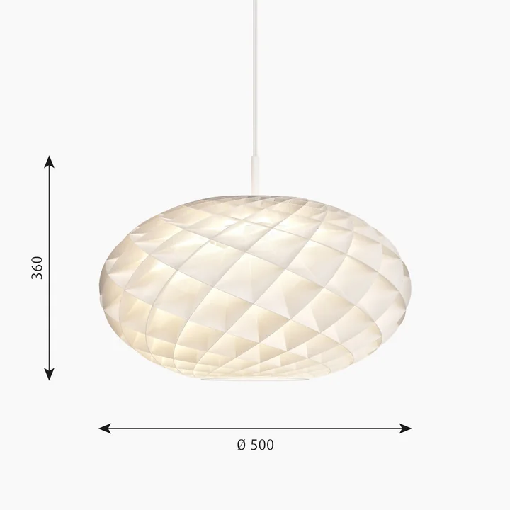 Patera Lampe pendante ovale de Louis Poulsen
