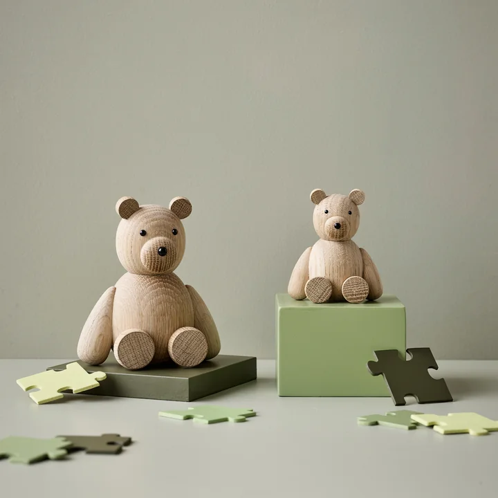 Lucie Kaas - Teddy Figure en bois