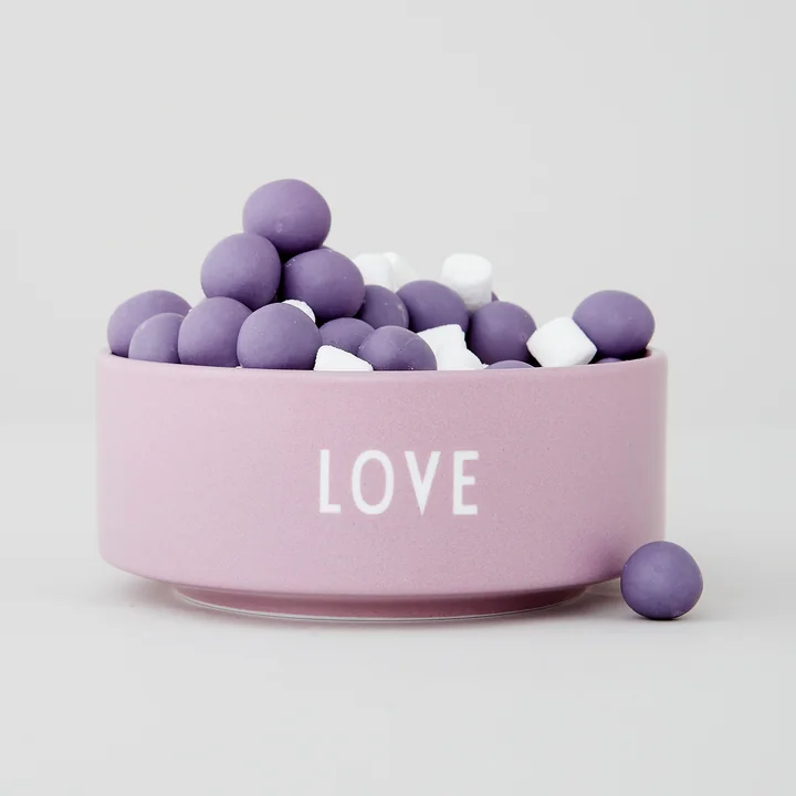 Snack Bol de Design Letters in Love / lavande