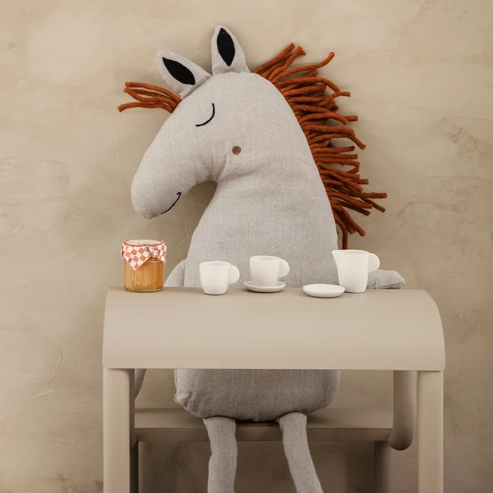 Set de thé Toy de Ferm Living dans la couleur off-white