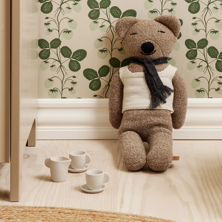 Set de thé Toy de Ferm Living dans la couleur off-white